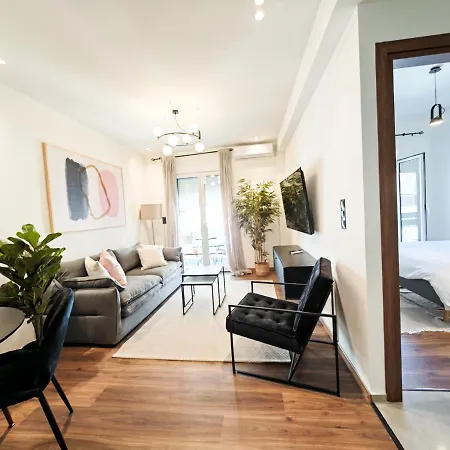 Bright And Beautiful By Acropolis With Balcony - Ako25 Apartment *