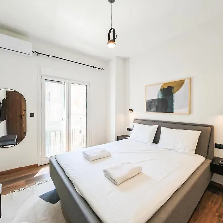 Bright And Beautiful By Acropolis With Balcony - Ako25 Apartment *